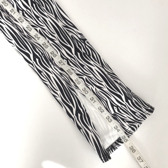 PrettyLittleThing Zebra skinny trouser size 4 - Picture 8 of 9